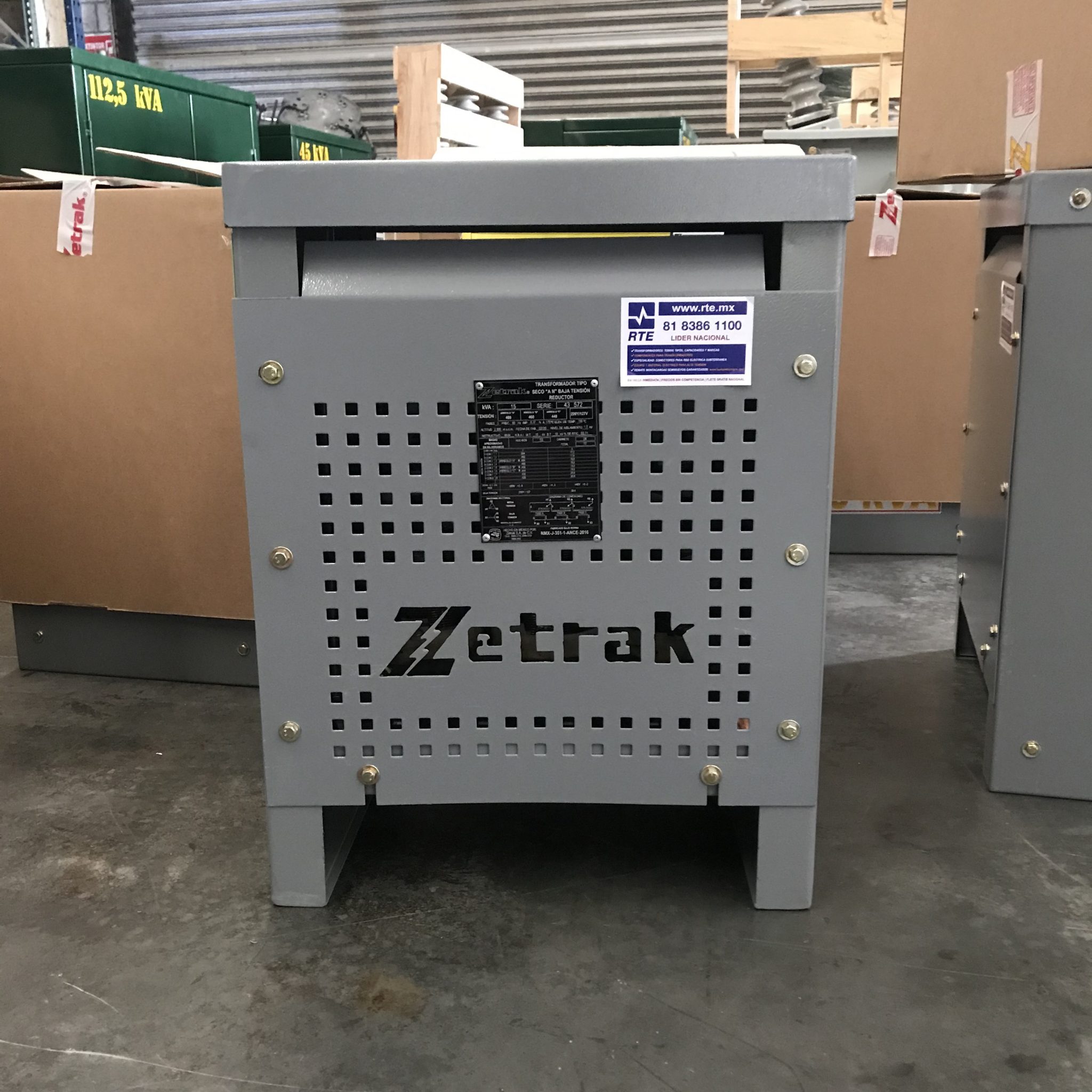 Transformador Zetrak 30 Kva Tipo Seco Trifásico 440v 220/127 - RTE DE